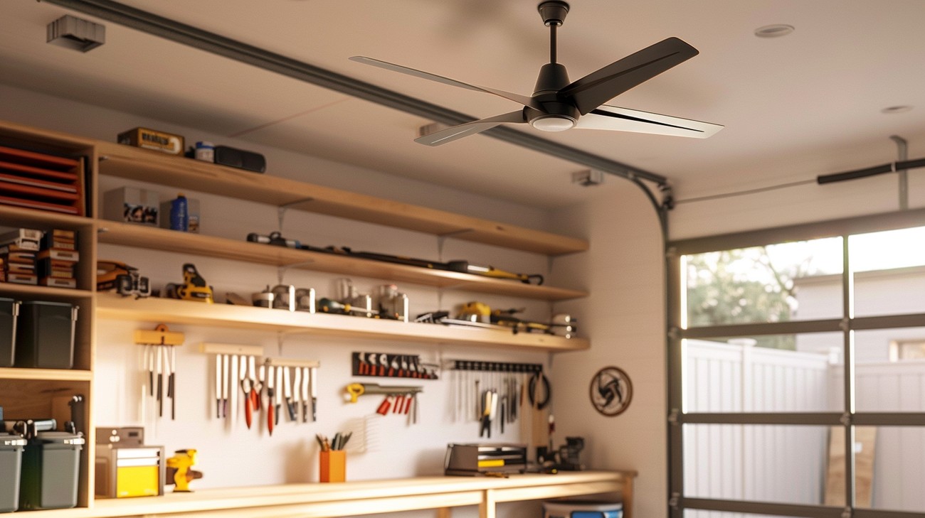 garage ceiling fan photo