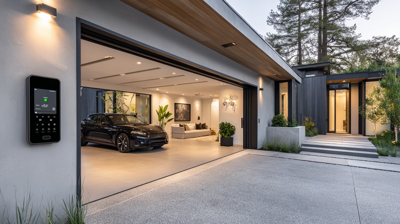 Garage door opener motor unit and rail