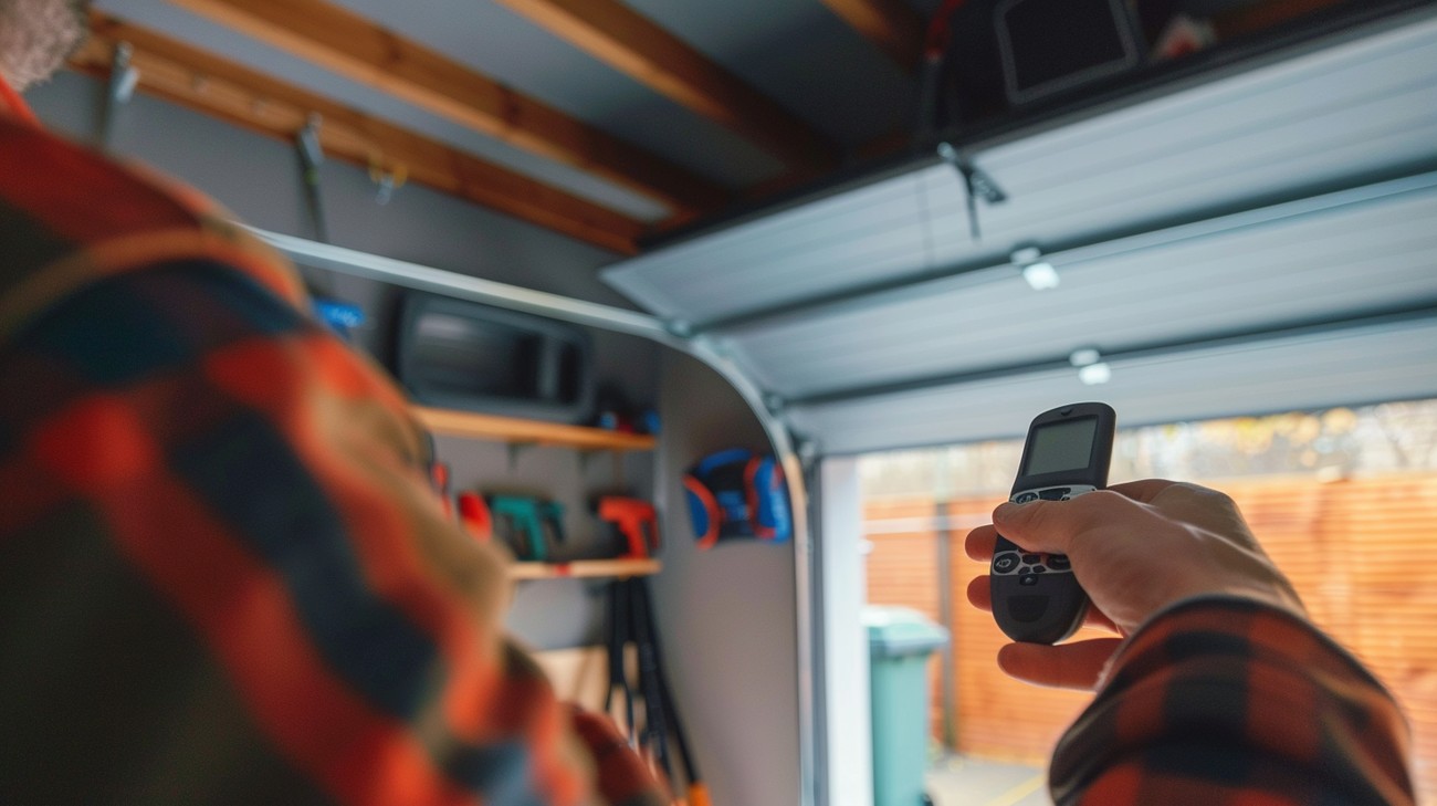 Testing a garage door remote
