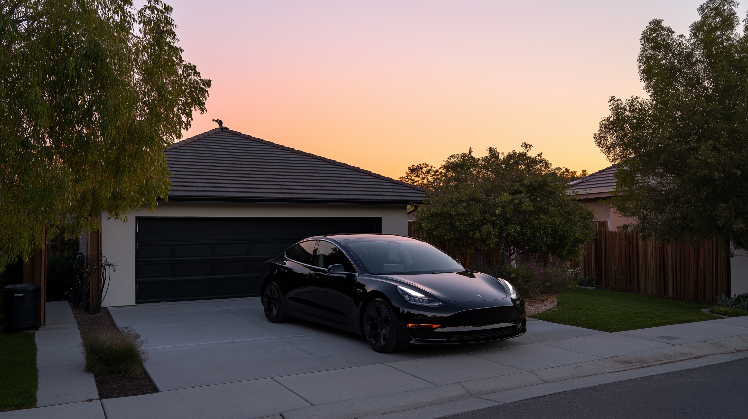 Smart garage door opener app on a smartphone